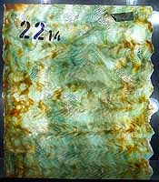 Tiffany glass sheet #14 in box #22