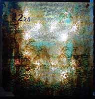Tiffany glass sheet #20 in box #22