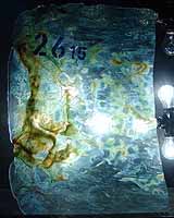 Tiffany glass sheet #15 in box #26