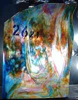 Tiffany glass sheet #21 in box #26