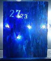 Tiffany glass sheet #23 in box #27