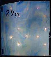 Tiffany glass sheet #10 in box #29
