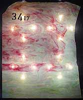 Tiffany glass sheet #17 in box #34
